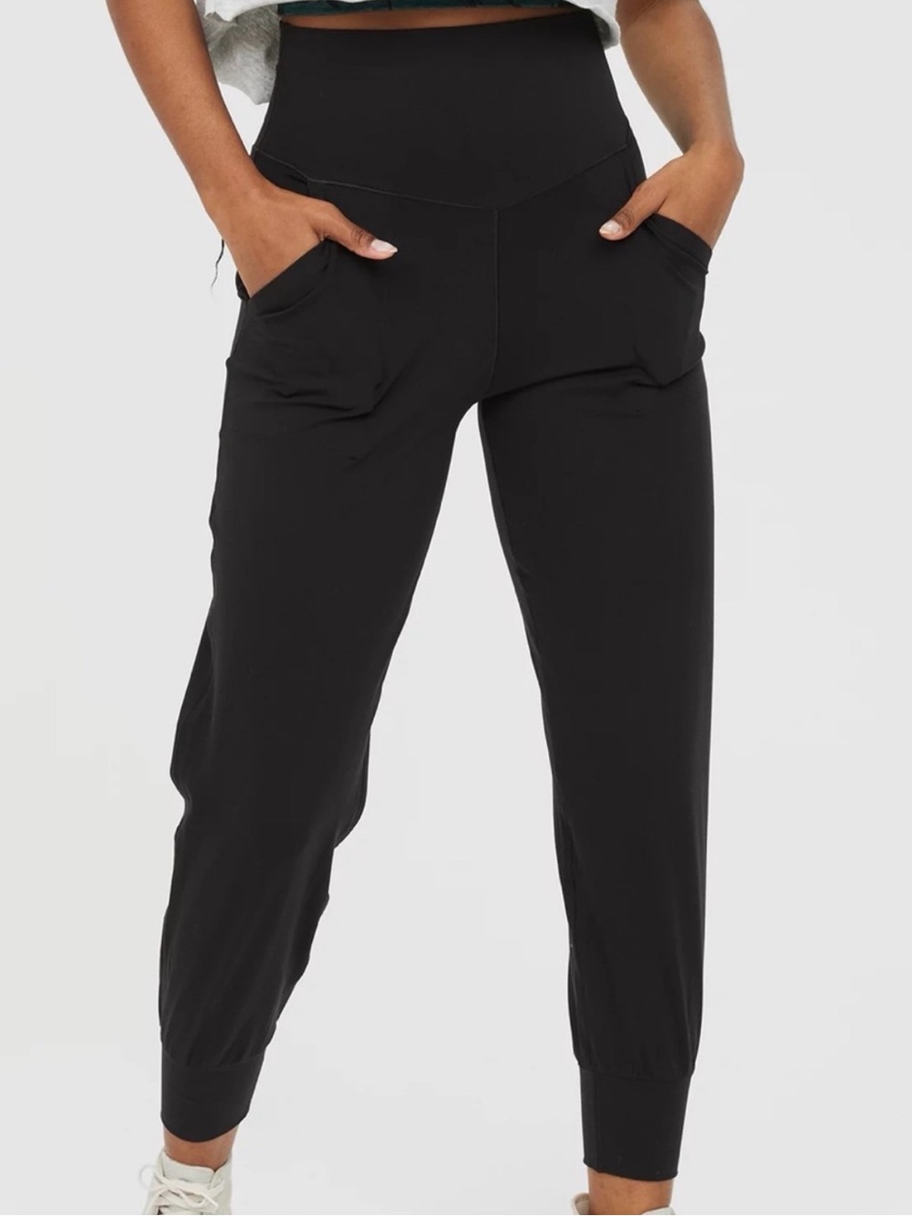aerie High-Waist Dark Brown Pocket Leggings